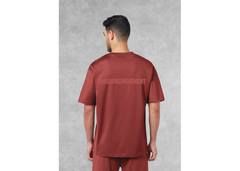 The Giving Movement Unisex Oversized T-Shirt - Dusky Maroon