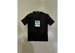 Balenciaga Womens Paris By Day Small Fit T-Shirt - Black