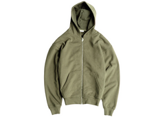Privacy Luxury Zip Hoodie - Vintage Green
