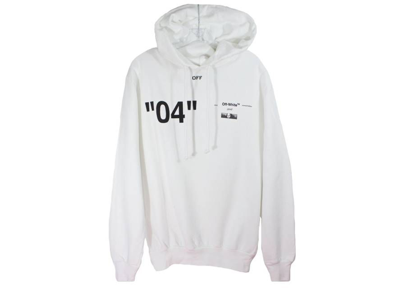 Off White 04 Mona Lisa Hoodie White FW18 The Good Kid