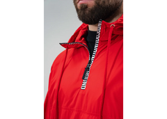 Undrground Windbreaker Half Zip - Red