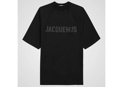 Jacquemus Le T-Shirt Typo - Black