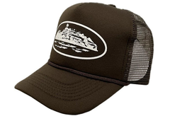Corteiz Alcatraz Trucker Hat - Brown