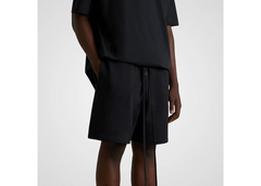 Fear of God Essentials Fleece Shorts - Jet Black (SS25)