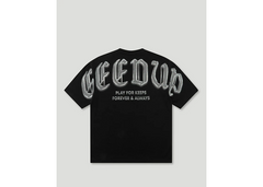 Geedup Co Chrome Logo T-Shirt - Black