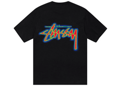 Stussy Thermal Stock T-Shirt - Black