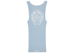 Chrome Hearts Baby Blue Rib Tank Top