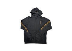 Chrome Hearts Vertical Logo Pullover Hoodie - Black/Brown