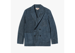 Stussy Canvas Volume Double Breasted Jacket - Navy