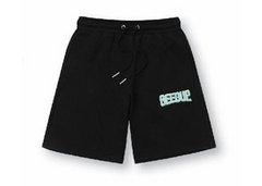 Geedup Co Play For Keeps EMB Shorts - Black/Teal