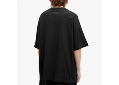 Fear Of God Essentials Jersey Crewneck Crest T-Shirt - Black (FW24)