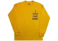 Kanye West I Feel Like Kobe/Pablo Mamba Day T-Shirt Yellow