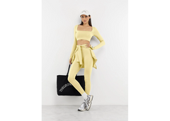 The Giving Movement 27 inch High Rise Legging - Butter Yellow