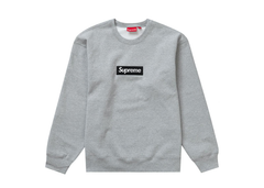 Supreme Box Logo Crewneck (FW22) Heather Grey
