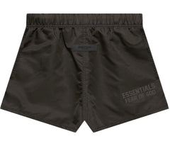 Fear of God Essentials Nylon Running Shorts Off Black