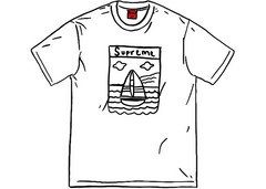 Supreme Sailboat Tee White