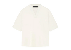 Fear of God Essentials V-Neck T-Shirt - Cloud Dancer (FW23)
