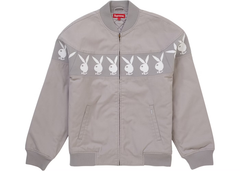 Supreme Playboy Crew Jacket Grey