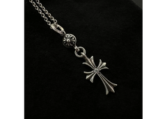 Chrome Hearts Diamond Cross Tiny Ball Pendant