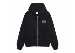 Nike x Stussy Stone Washed Fleece Zip Hoodie - Black (FW23)