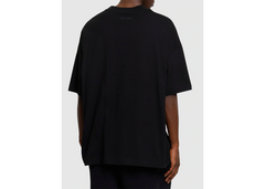 Fear Of God Essentials Jersey Crewneck T-Shirt - Black/Gold (FW24)