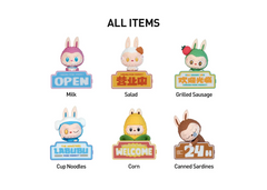 Pop Mart The Monsters Labubu Wacky Mart Series Fridge Magnet Blind Box