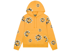 Denim Tears x CPFM Cotton Wreath Monogram Hoodie Yellow