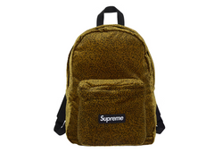 Supreme Velvet Backpack - Tan Leopard
