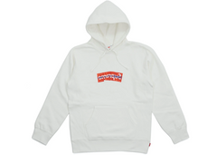 Supreme x Comme Des Garcons SHIRT Box Logo Hooded Sweatshirt White