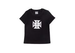 On The Arm Choppa Cropped Womens Tee Black
