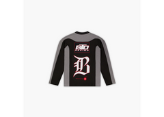 By Tydon Motorcross Long Sleeve Shirt - Black/Grey