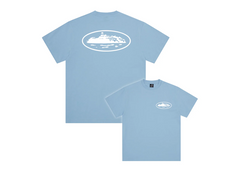 Corteiz OG Island Logo T-Shirt - Baby Blue