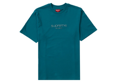 Supreme Beaded Logo T-Shirt - Dark Teal (SS22)