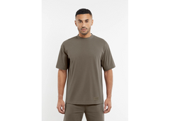 The Giving Movement Oversized Landscape Print T-Shirt - Truffle