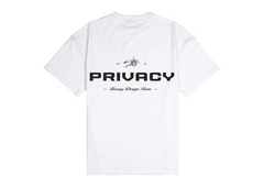 Privacy Luxury Design T-Shirt - White