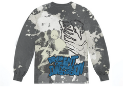 Travis Scott Cactus Jack Kaws For Fragment L/S T-Shirt - Multi Grey (SS21)