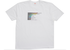 Supreme Chart Tee White