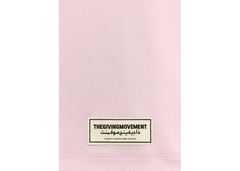 The Giving Movement Oversized Contrast Back Print T-Shirt - Marshmallow Pink