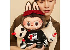 Pop Mart The Monsters Labubu Catch Me If You Like Me Vinyl Doll Gift Box (Black Version)