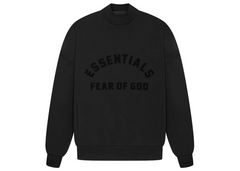 Fear Of God Essentials The Black Collection Crewneck - Black (SS23)