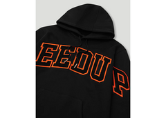 Geedup Co Team Logo Hoodie - Black/Black Orange