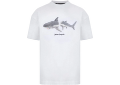 Palm Angels Shark Classic T-Shirt - White/Black (SS22)