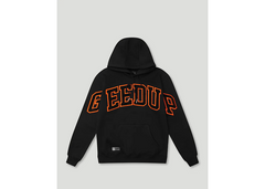 Geedup Co Team Logo Hoodie - Black/Black Orange