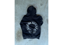 Chrome Hearts F You Thermal Zip Up Hoodie Black