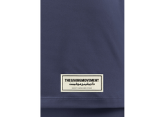 The Giving Movement Oversized Contrast Back Print T-Shirt - Marine Blue