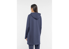 The Giving Movement Oversized Modest Top - Blue Marine