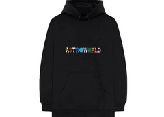 Travis Scott Astroworld Logo Hoodie Black