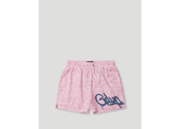 Geedup Co Handstyle Swim Shorts - Pink/Navy Blue