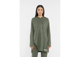 The Giving Movement Oversized Modest Top - Clay