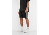 The Giving Movement 7 inch Regular Fit Striped Track Shorts - Pitch Black